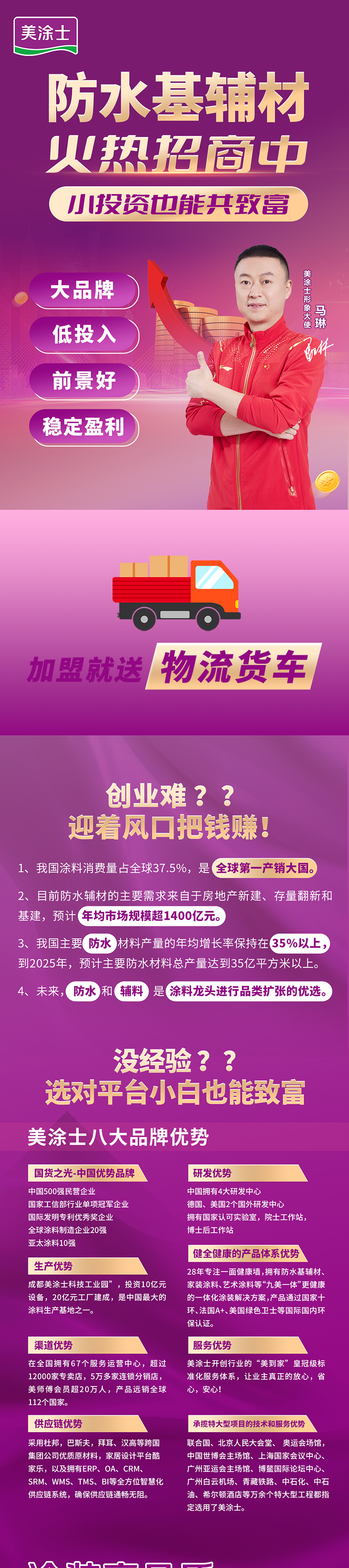 z6尊龙防水涂料加盟